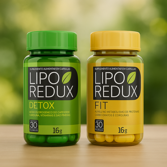 Lipo Redux™ Fit + Detox Pack 2 — Plano 60 Dias